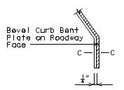 751.13 Finger Plate Expansion Joint- Barrier Curb- Bent Plate Part Elevation.gif