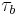 \tau_b\,