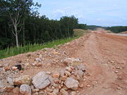 Temporary berm