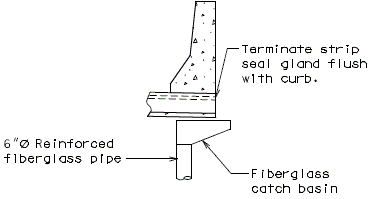 751.13 Strip Seal Expansion Joint System- One Piece Drain System Int Bent- Option 2- Detail A.gif