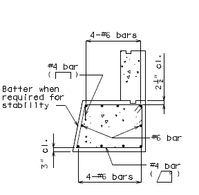 751.30 stub bents (non-integral) stub bent embedded in rock section a-a 2.gif