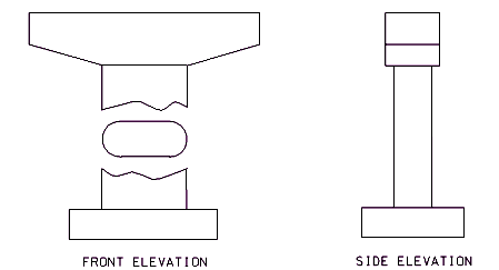 751.31 Open Concrete Int Bents and Piers- Elevations for Hammer Head Intermediate Bent.gif