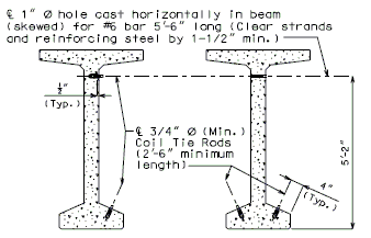 751.22 Non Integral Intermediate Bent Diaphragm with Exp Device Coil Tie Rod Details.gif