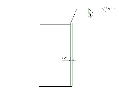 751.40 Slab Drain Details (Details for Raising Scuppers) Plan of Grate Support and Scupper Extension.gif