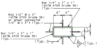 751.40 Slab Drain Details (Girder Depth 48 in. and over) Plan of Drain.gif