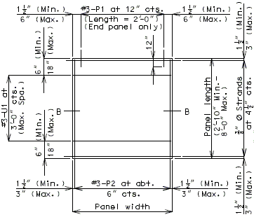 751.40 general superstructure-panels - plan of precast prestressed panel.gif