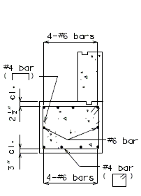 751.30 stub bents (non-integral) stub bent embedded in rock section a-a 1a.gif