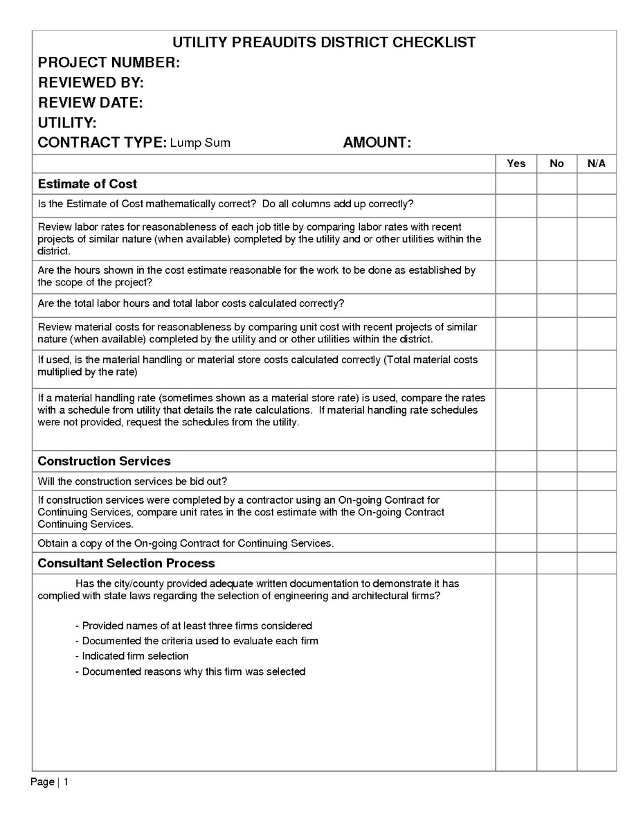 File:643.2.1.13 preaudit checklist.pdf - Engineering_Policy_Guide