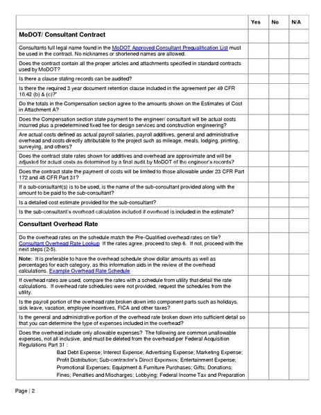 File:643.2.1.13 preaudit checklist.pdf - Engineering_Policy_Guide