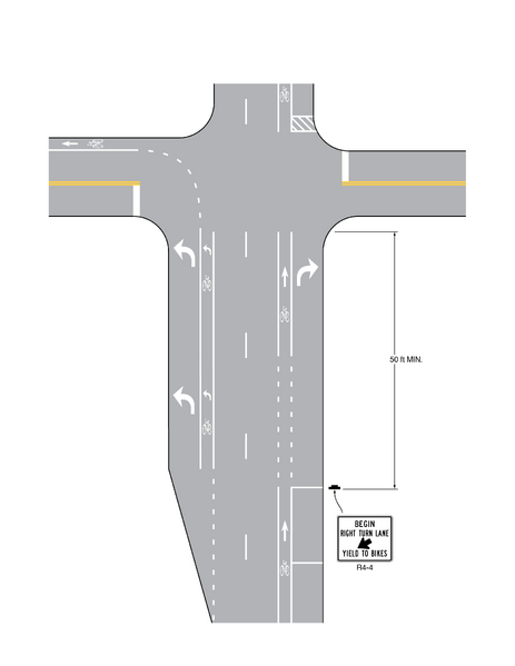 File:Figure 914.5.2.3 Example of Bicycle Lane Markings on an Approach to an Intersection (Sheet 3 of 3).png
